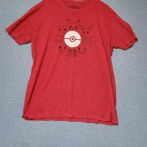 Pokemon Short Sleeve Tee Vibrant Red